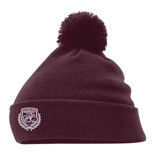 Park Celtic FC Beechfield Original Burgundy Pom Pom Beanie Thumbnail