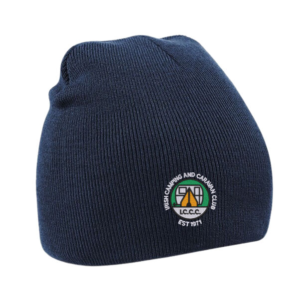 Irish Camping & Caravan Club Beechfield Original Beanie Hat Navy Thumbnail
