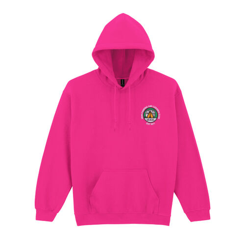 Irish Camping & Caravan Club Gildan Heavy Blend Hooded Sweatshirt Heliconia Thumbnail