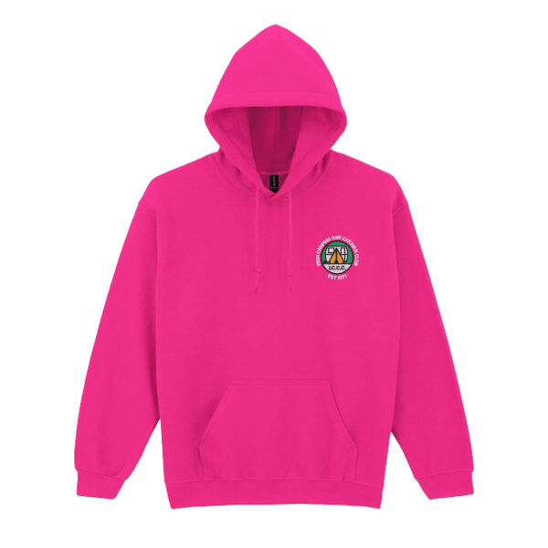 Irish Camping & Caravan Club Gildan Heavy Blend Hooded Sweatshirt Heliconia Thumbnail