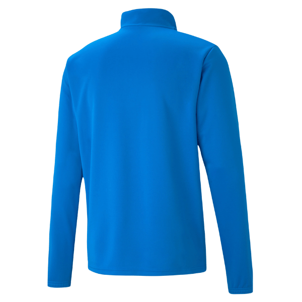 Finglas United Puma Team Rise 1/4 Zip - Electric Blue Lemonade