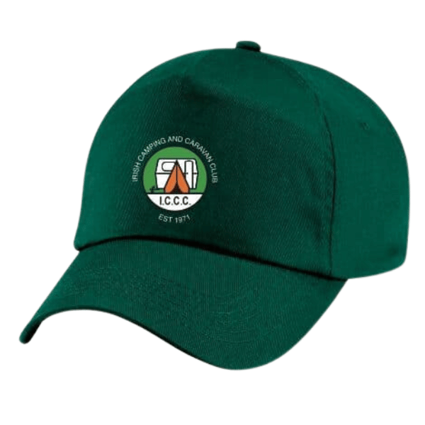 Irish Camping & Caravan Club Beecgfield Original 5 Panel Cap Bottle Green