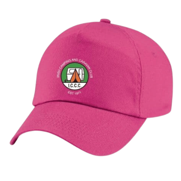 Irish Camping & Caravan Club Beecgfield Original 5 Panel Cap Fuchsia