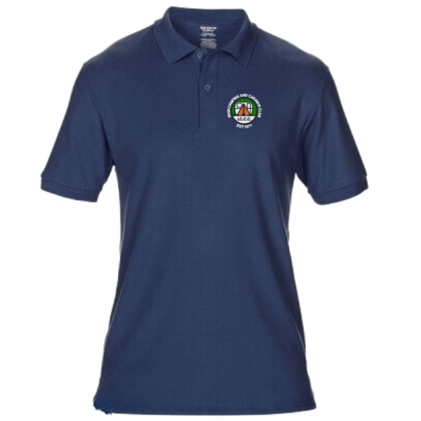 Irish Camping & Caravan Club Gildan Dry Blend Double Piqu Sport Shirt Navy
