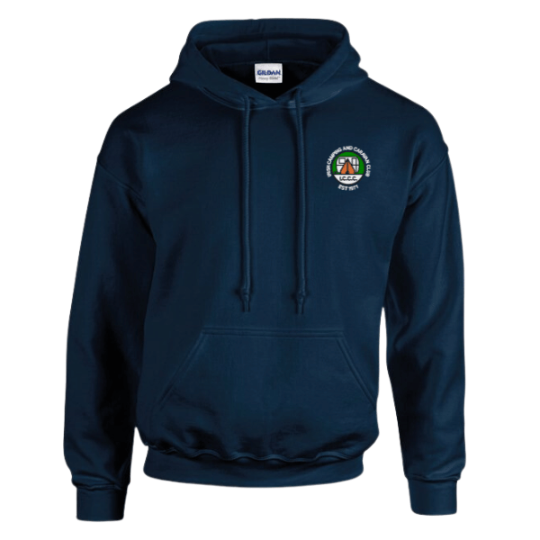 Irish Camping & Caravan Club Gildan Heavy Blend Hooded Sweatshirt Navy