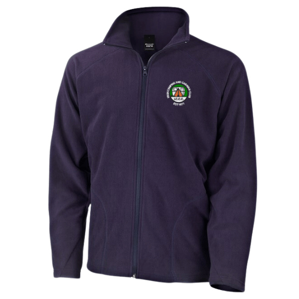 Irish Camping & Caravan Club Result Core Micron Fleece Navy